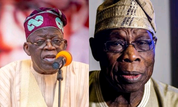 Bola Tinubu and Olusegun Obasanjo