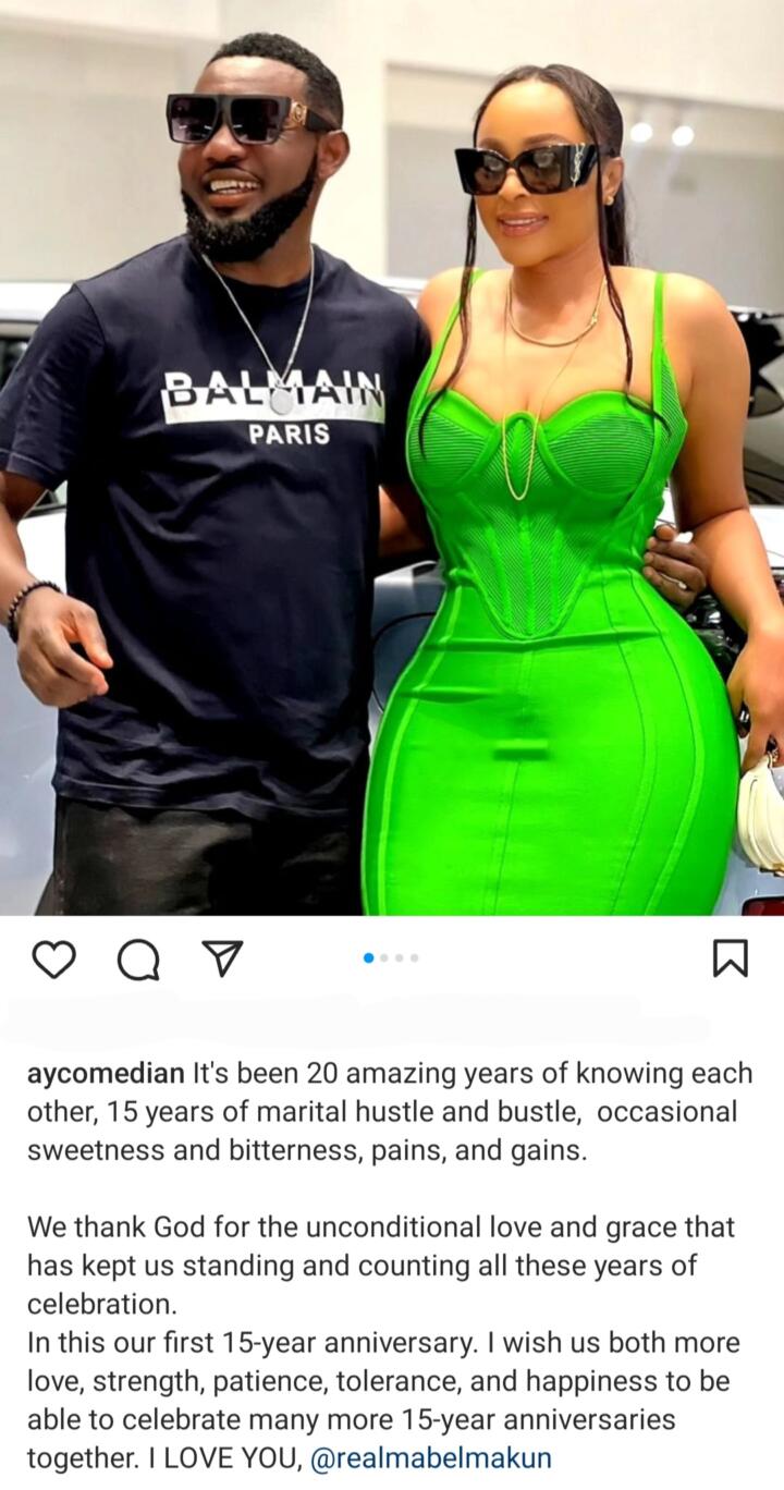 AY Makun and his wife