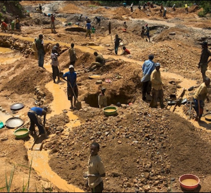 Illegal mining